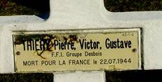 Croix de Thierry Pierre Victor Gustave