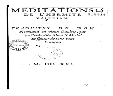Pamphlet de 1621